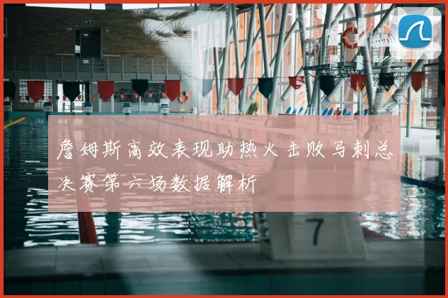 詹姆斯高效表现助热火击败马刺总决赛第六场数据解析