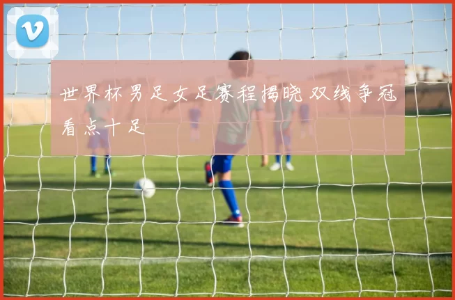 世界杯男足女足赛程揭晓 双线争冠看点十足